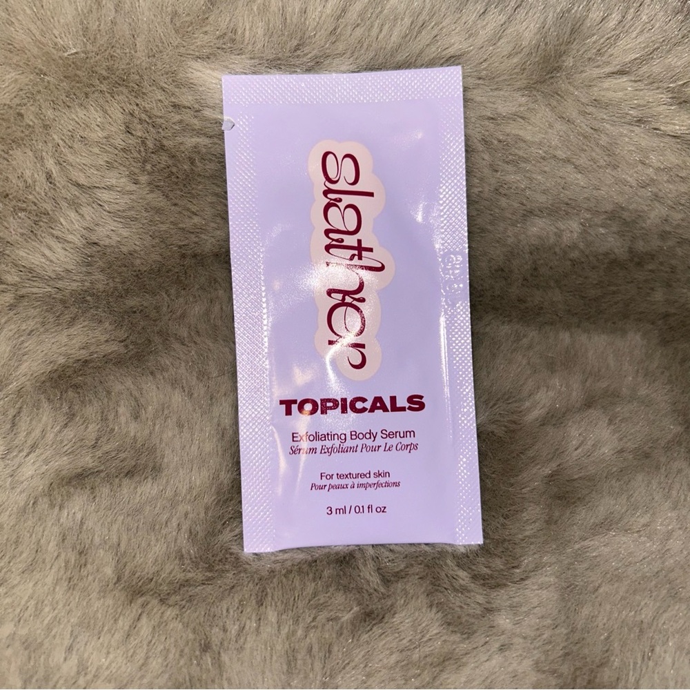 Free w/ $50 Purchase Slather body serum sample 3ml